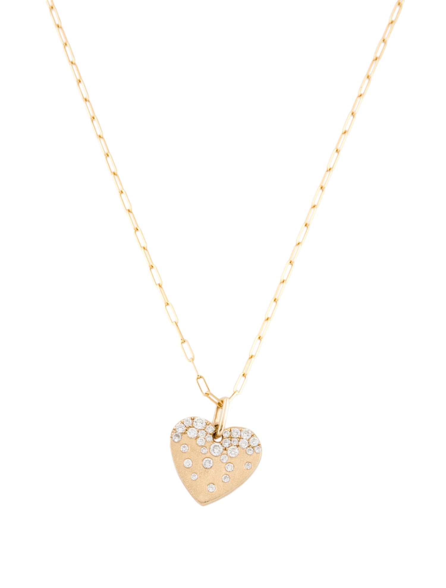 Dilamani 14K Diamond Heart Pendant Necklace