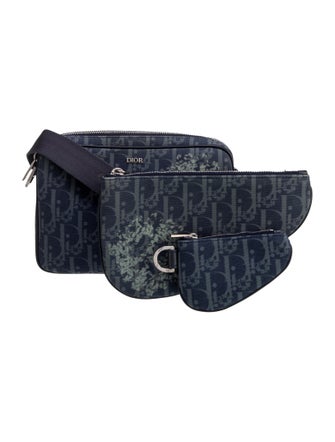 DIOR x Denim Tears Canvas Crossbody Bag