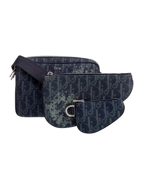 DIOR x Denim Tears Canvas Crossbody Bag