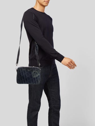DIOR x Denim Tears Canvas Crossbody Bag