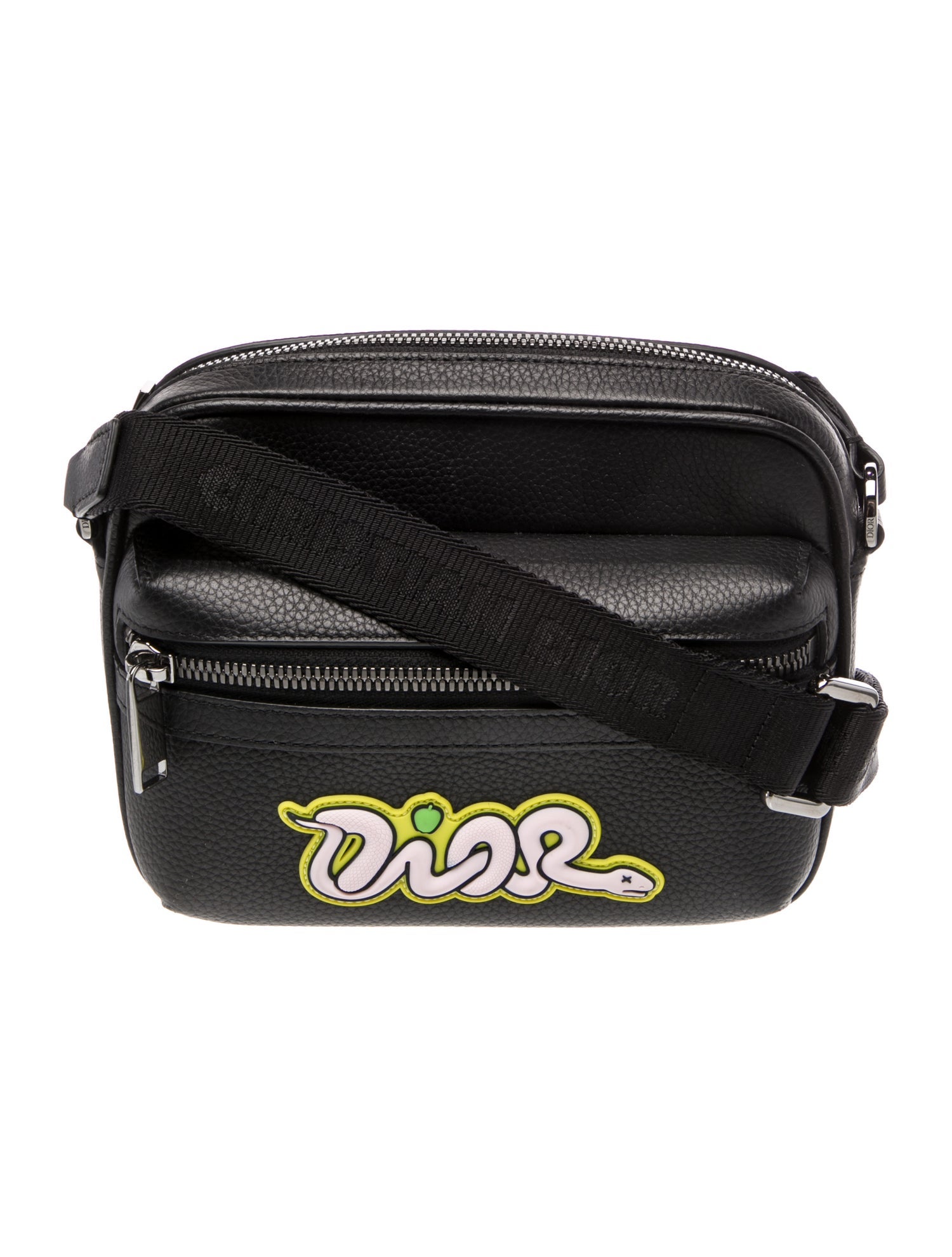 DIOR x KAWS Leather Messenger Bag 2024