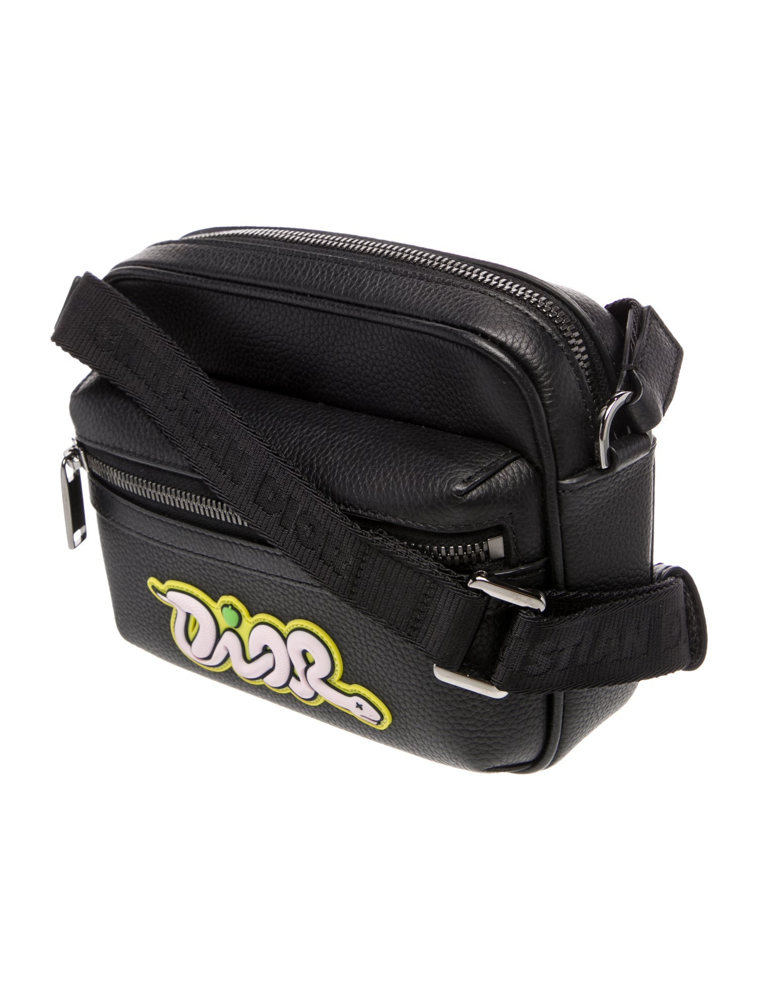 DIOR x KAWS Leather Messenger Bag 2024