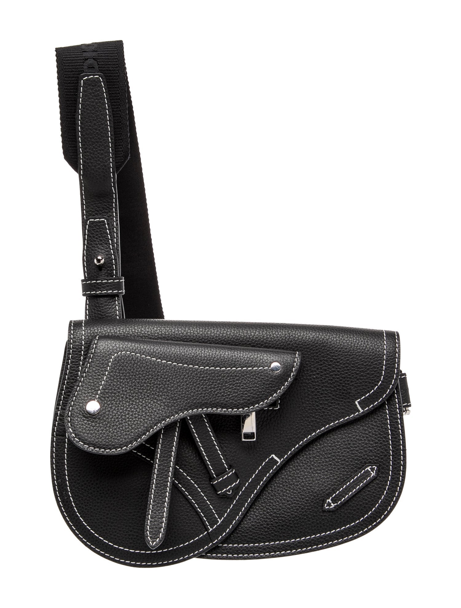 DIOR x KAWS Leather Shoulder Bag