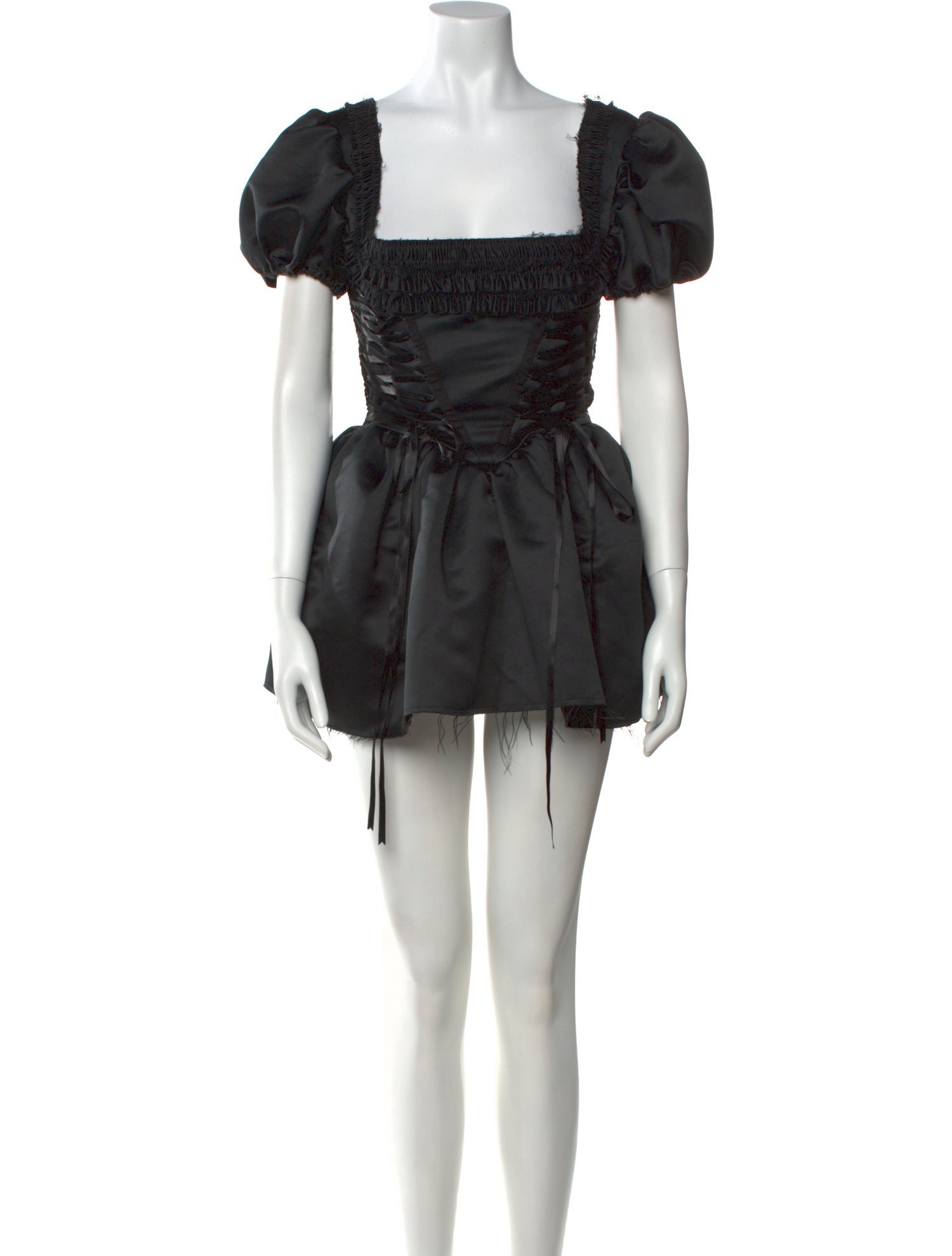 Dilara Findikoglu Square Neckline Mini Dress