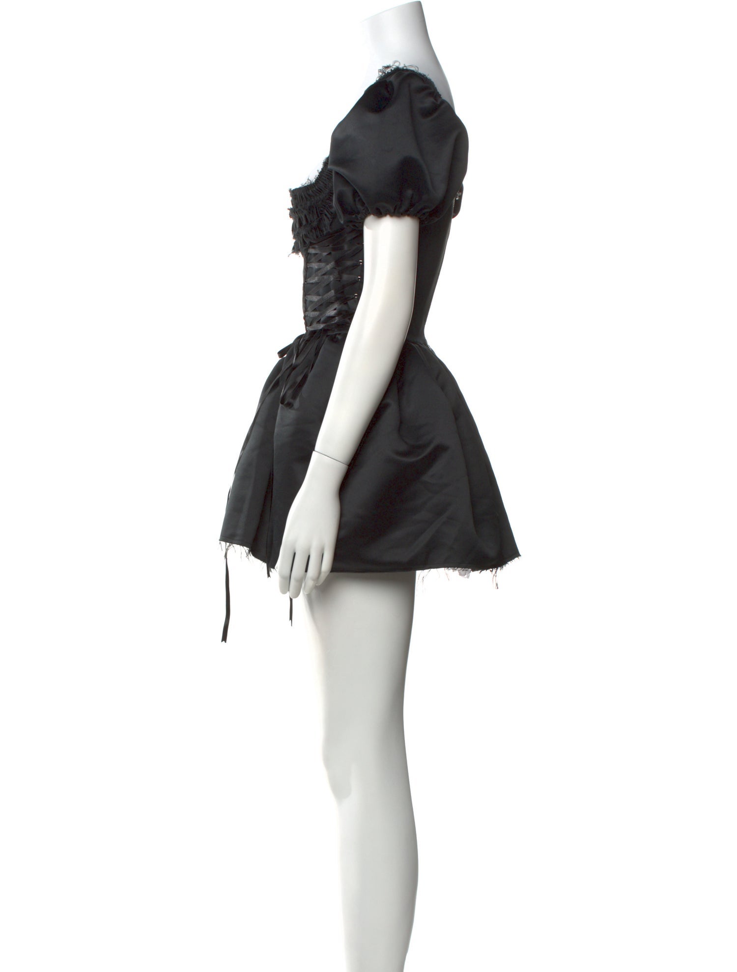 Dilara Findikoglu Square Neckline Mini Dress