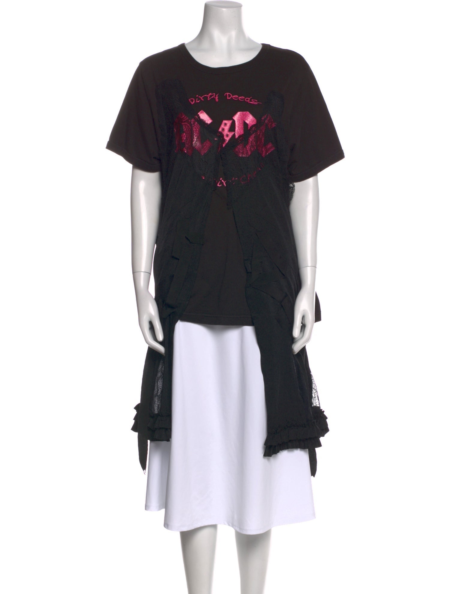 Dilara Findikoglu Graphic Print Crew Neck T-Shirt w/ Tags