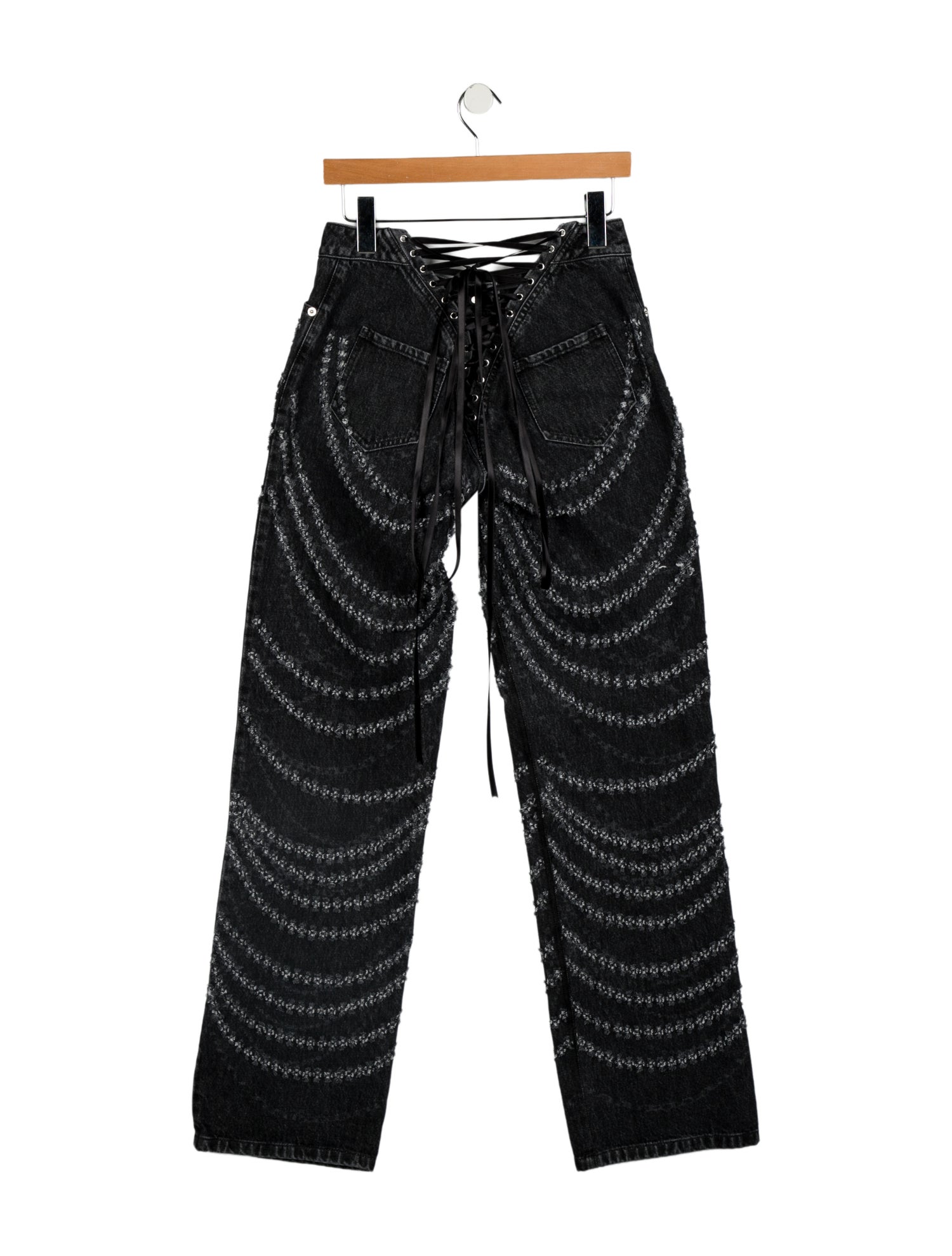 Dilara Findikoglu Mid-Rise Wide Leg Jeans