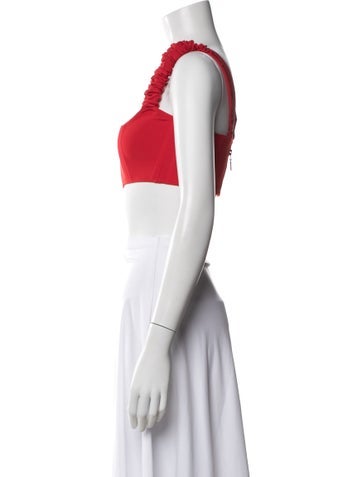 Dilara Findikoglu Square Neckline Sleeveless Crop Top — image 2 of 4