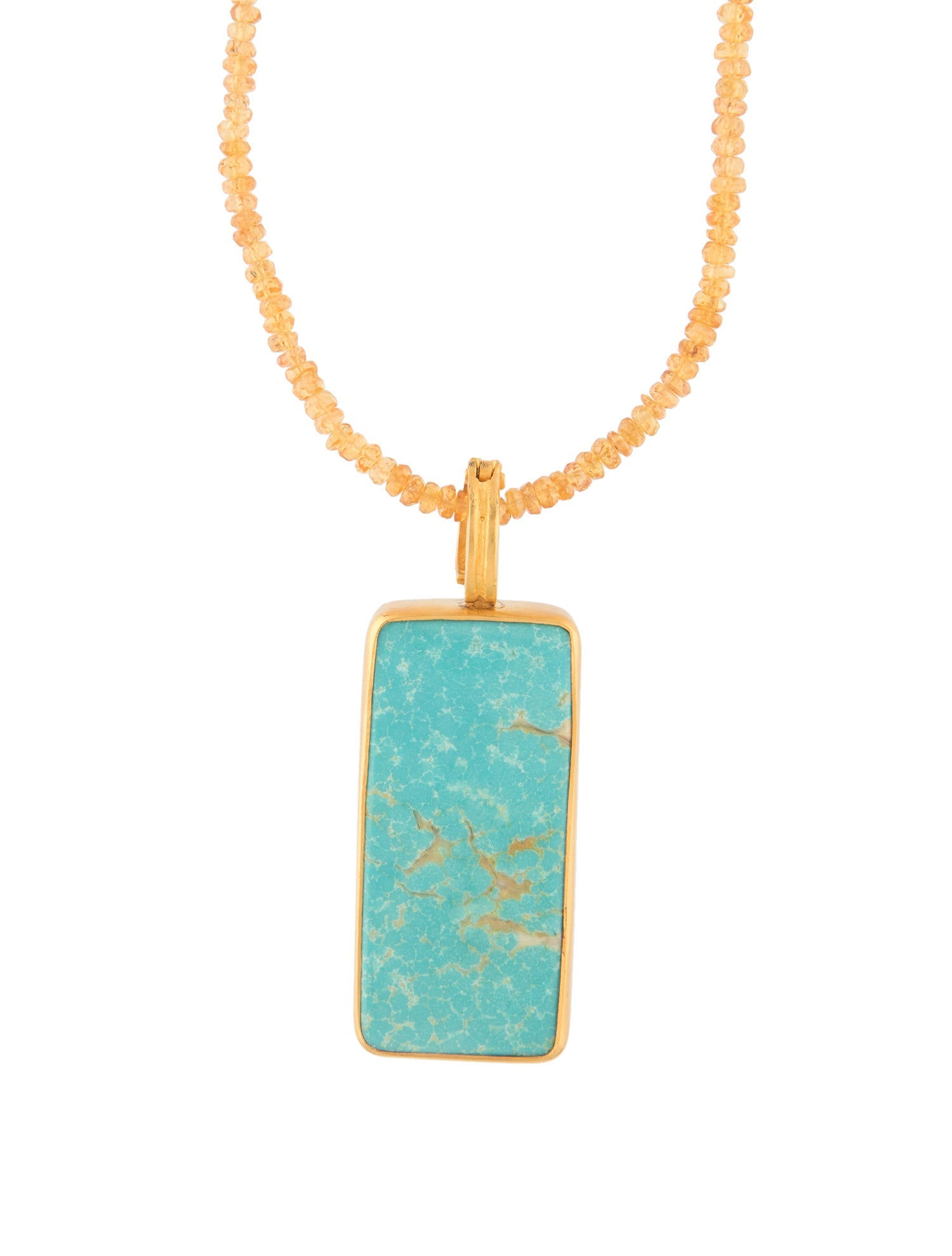 Dina Mackney Beaded Pendant Necklace