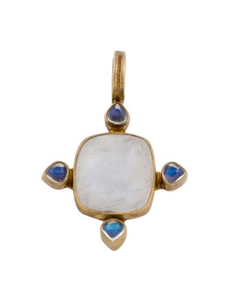Dina Mackney Moonstone Labradorite Enhancer Pendant