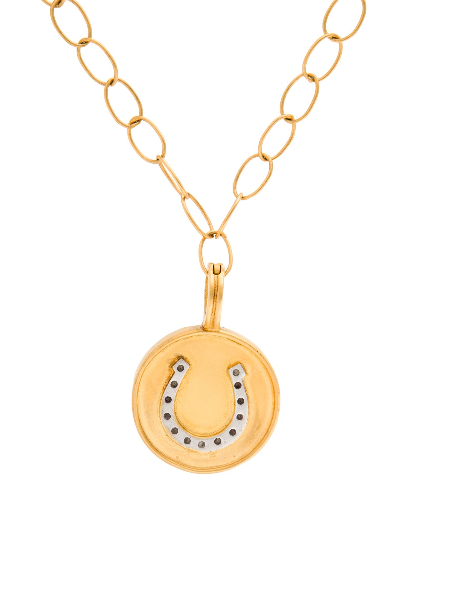 Dina Mackney Horseshoe Pendant Necklace