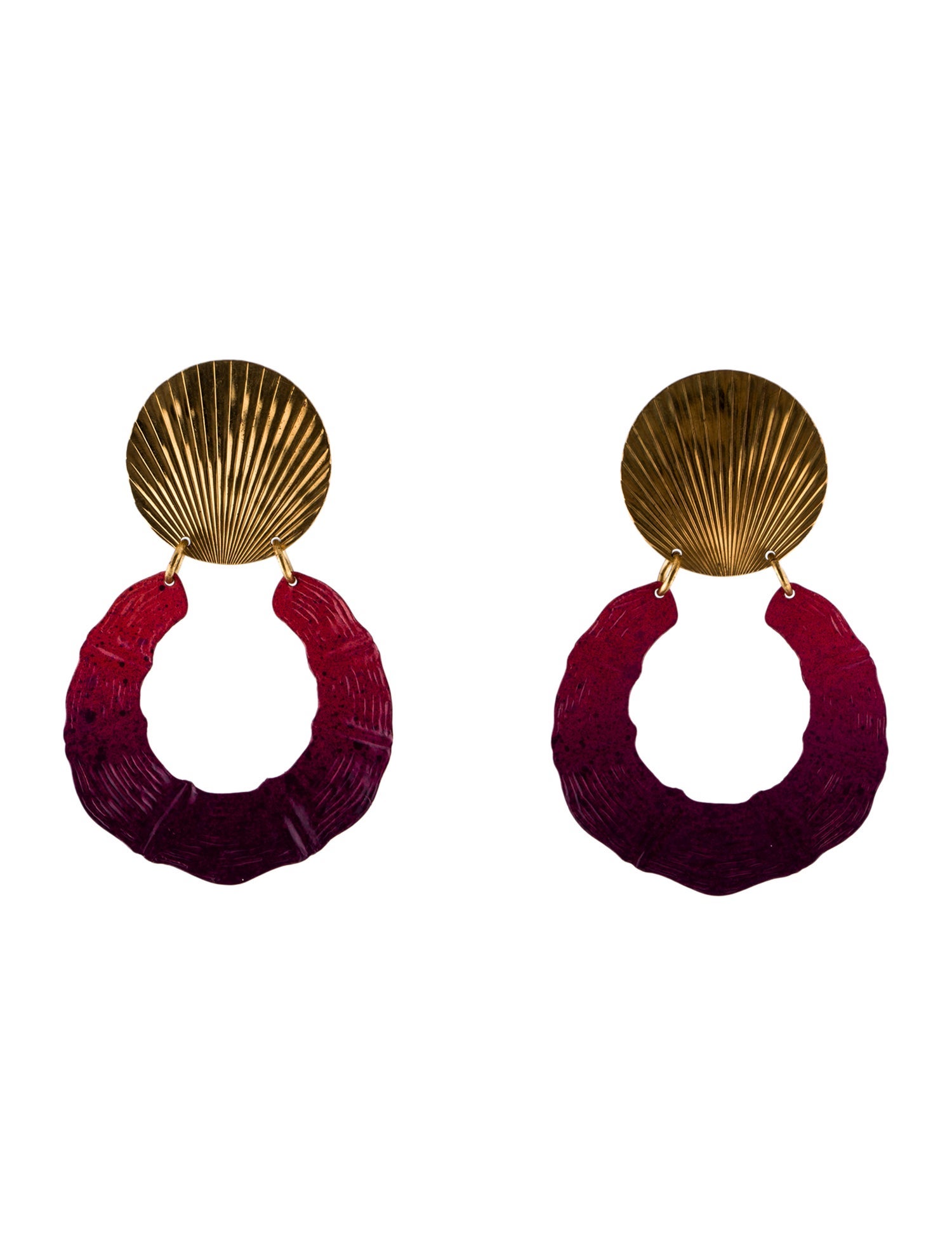 We Dream in Colour Sunset Bambou Earrings