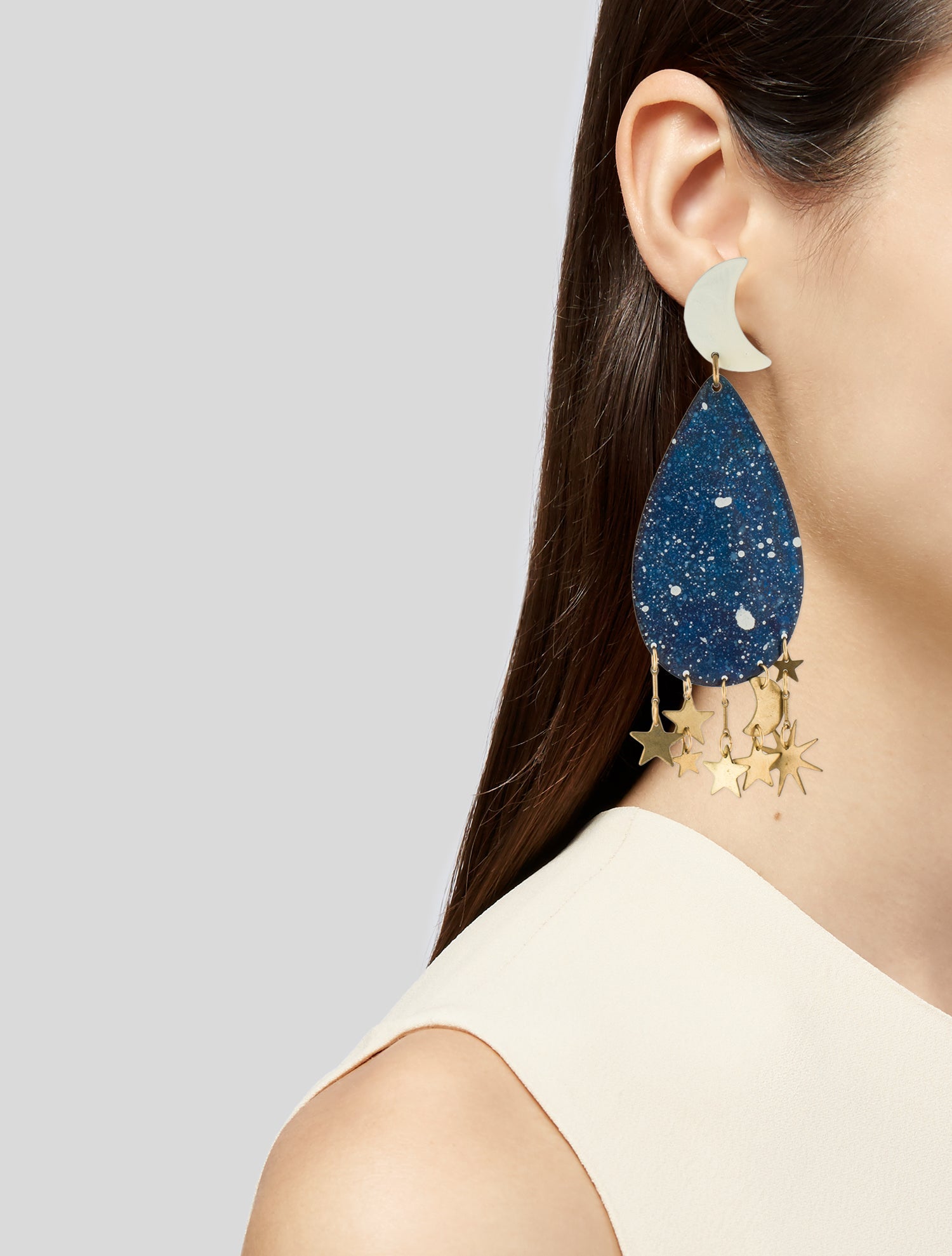 We Dream in Colour Galaxy Drop Earrings