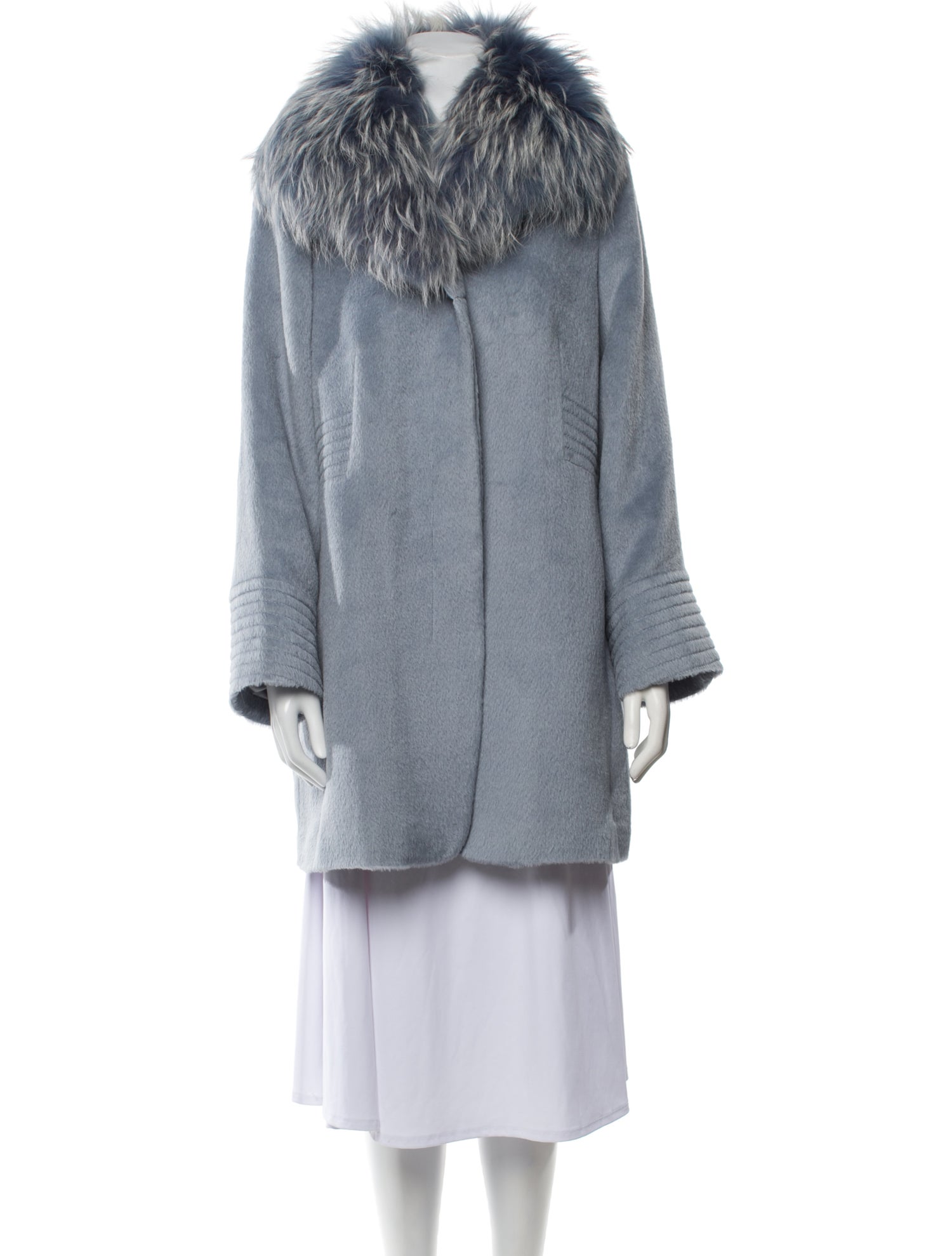 Dino Gaspari Angora Faux Fur Coat