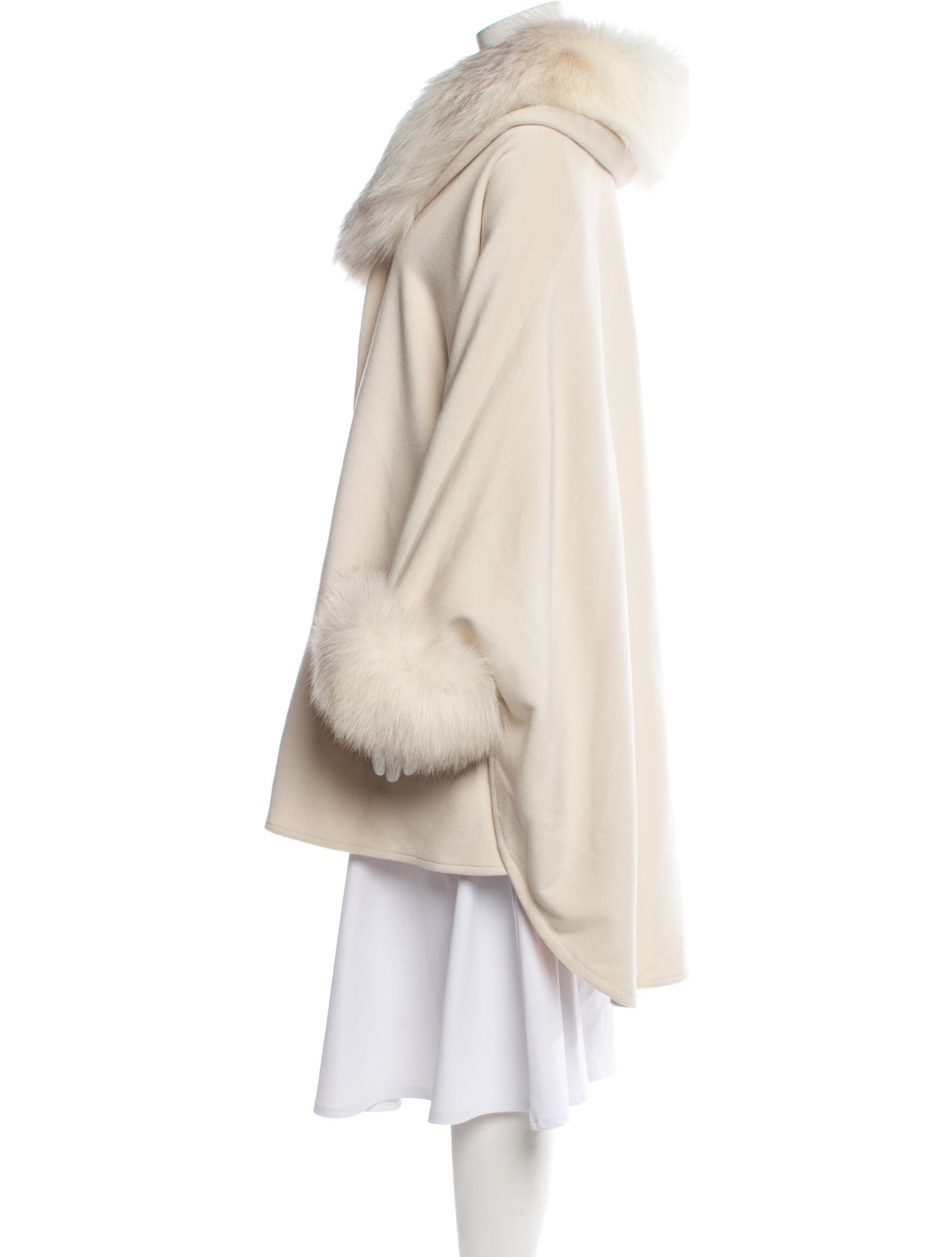 Dino Gaspari Angora Faux Fur Coat