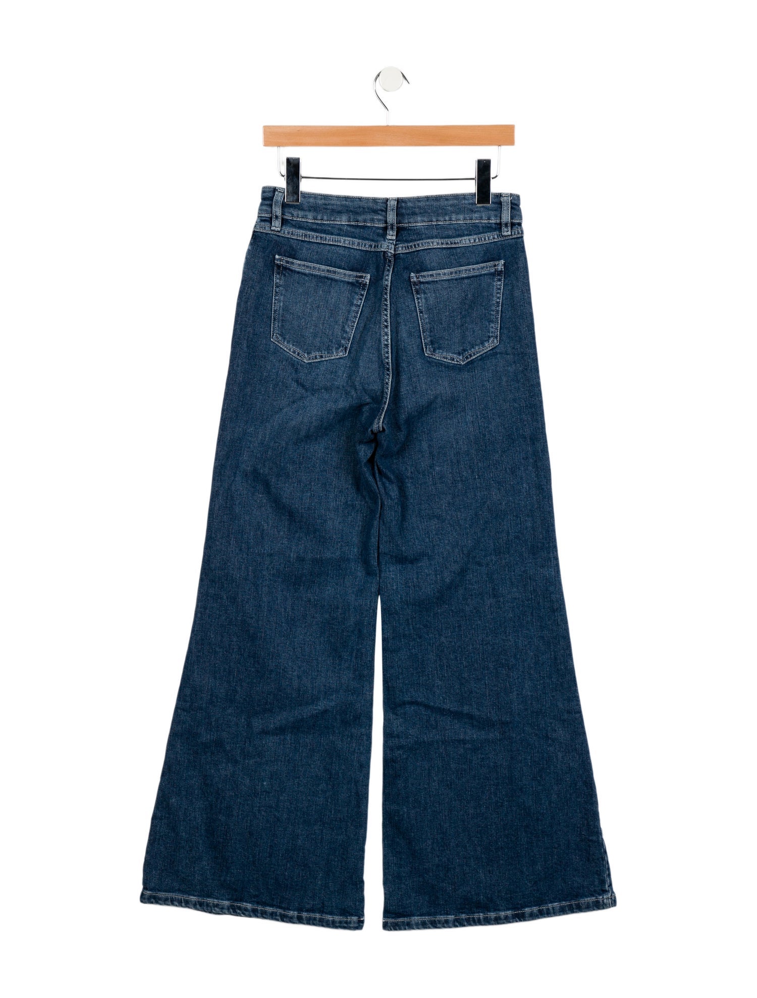 Donna Ida Mid-Rise Wide Leg Jeans