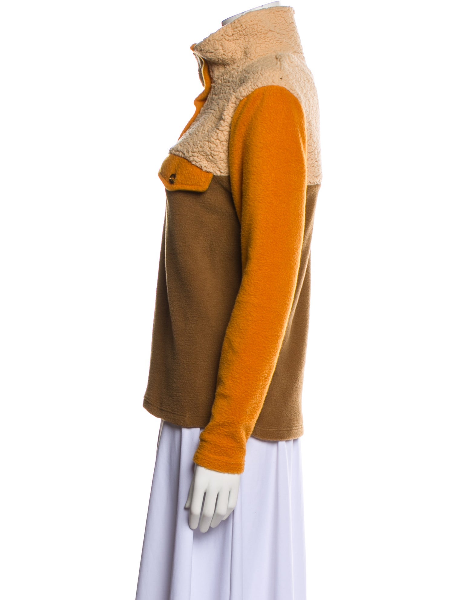 DONNI. Colorblock Pattern Jacket