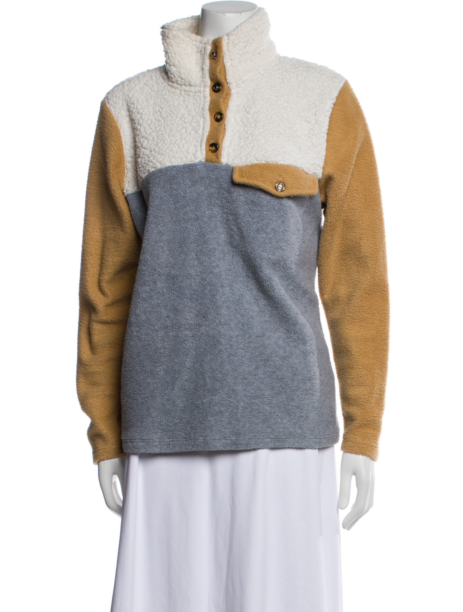 DONNI. Colorblock Pattern Jacket