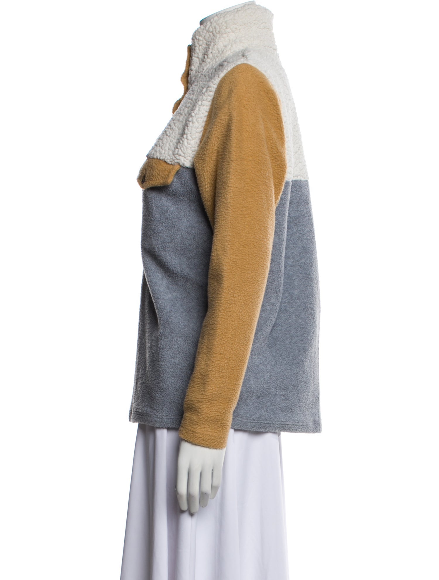 DONNI. Colorblock Pattern Jacket