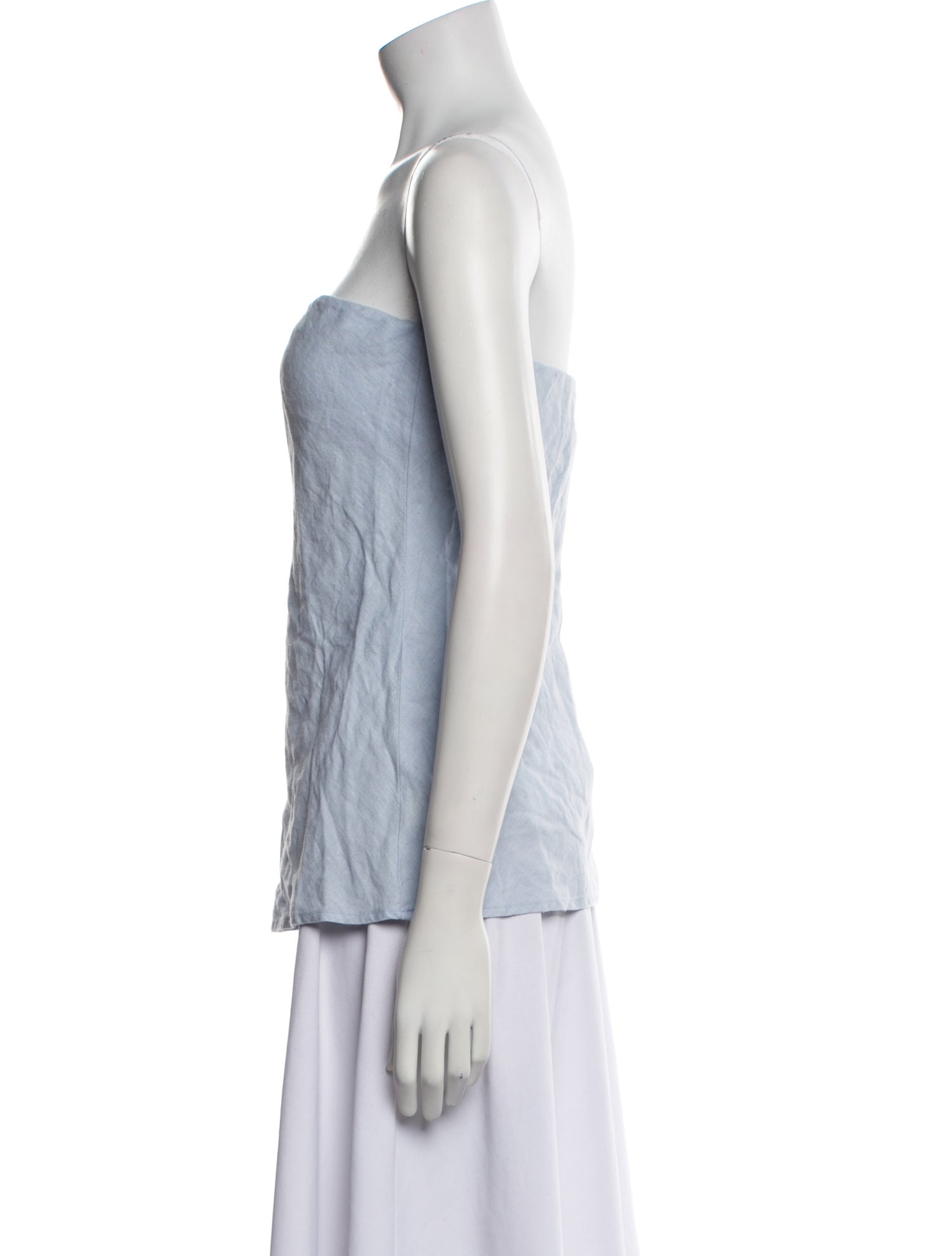 DONNI. Linen Strapless Top w/ Tags