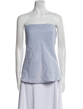 DONNI. Linen Strapless Tunic