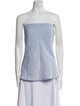 DONNI. Linen Strapless Tunic