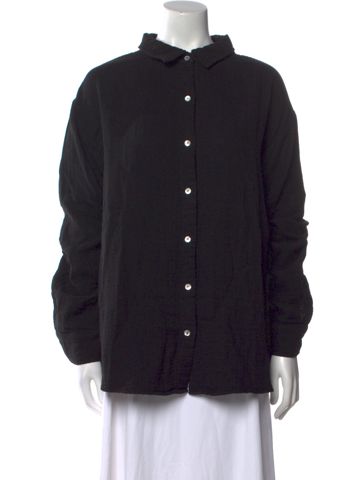 DONNI. Mock Neck Long Sleeve Sweatshirt