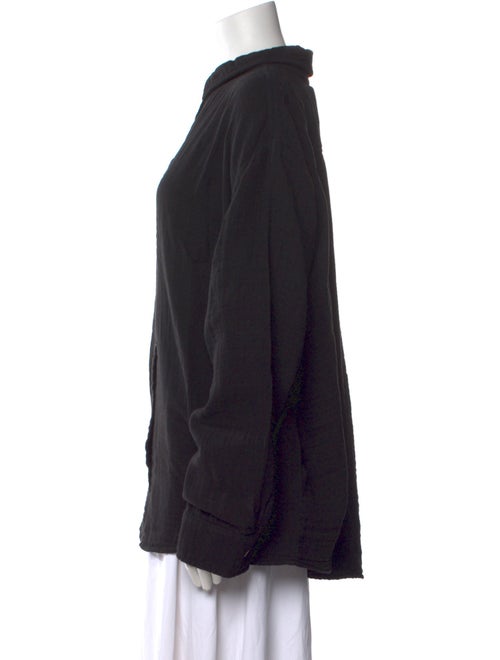 DONNI. Long Sleeve Button-Up Top