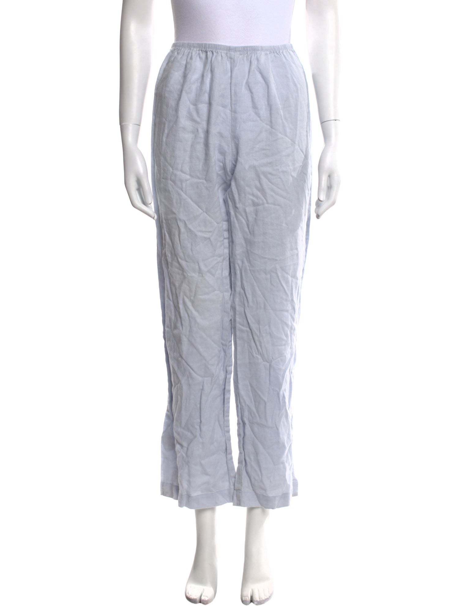 DONNI. Linen Straight Leg Pants