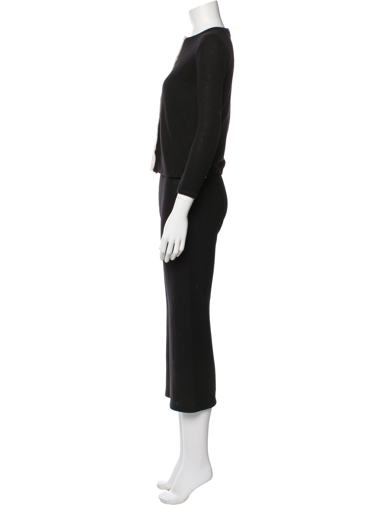 DONNI. Colorblock Pattern Pant Set