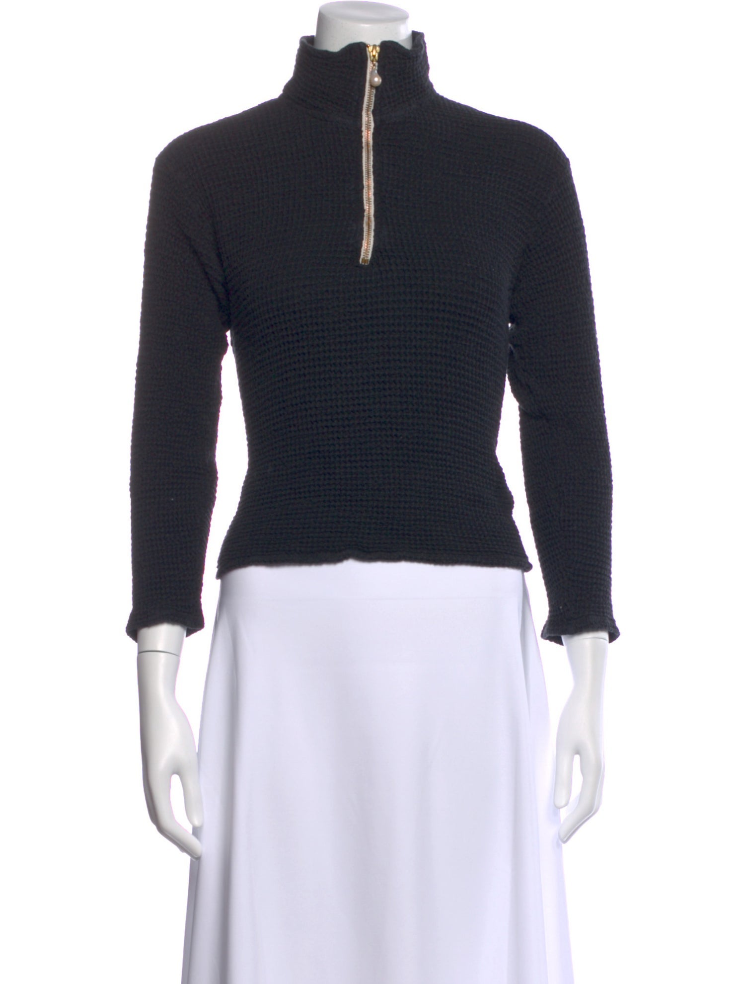 DONNI. Mock Neck Sweater