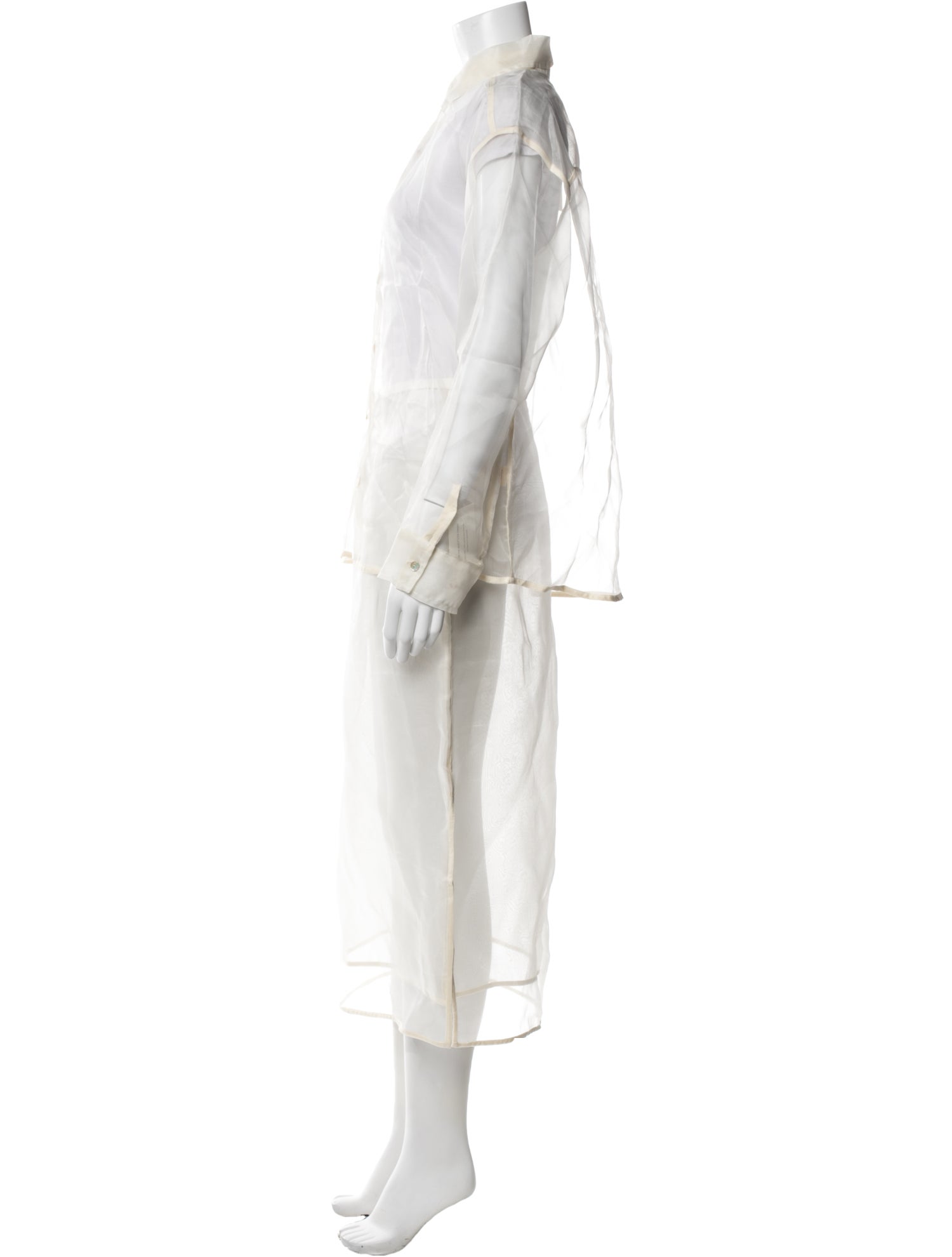 DONNI. Silk Skirt Set