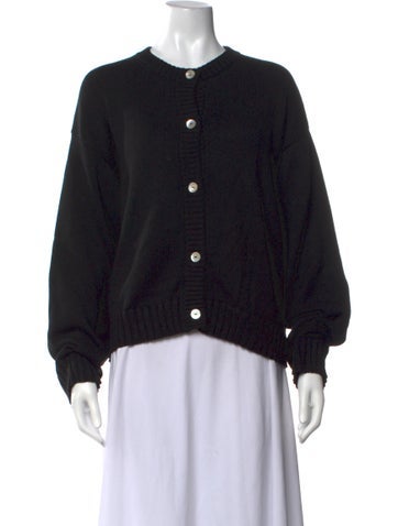 Pre-owned Donni Crew Neck Sweater In Black