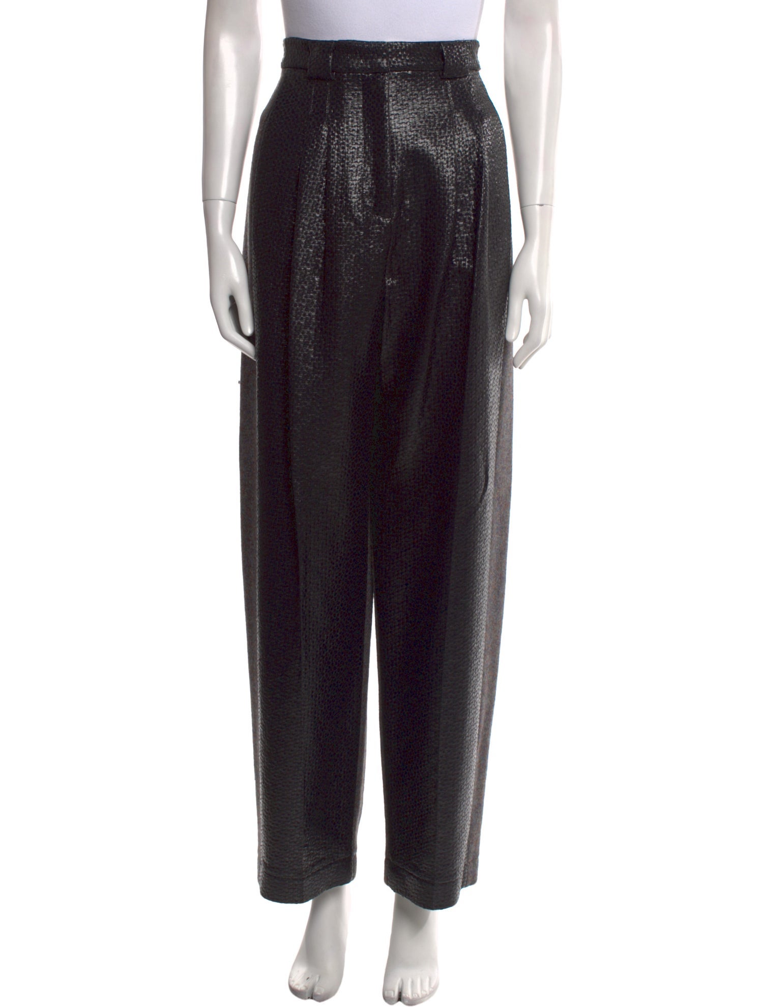 Harris Tweed Virgin Wool Wide Leg Pants w/ Tags