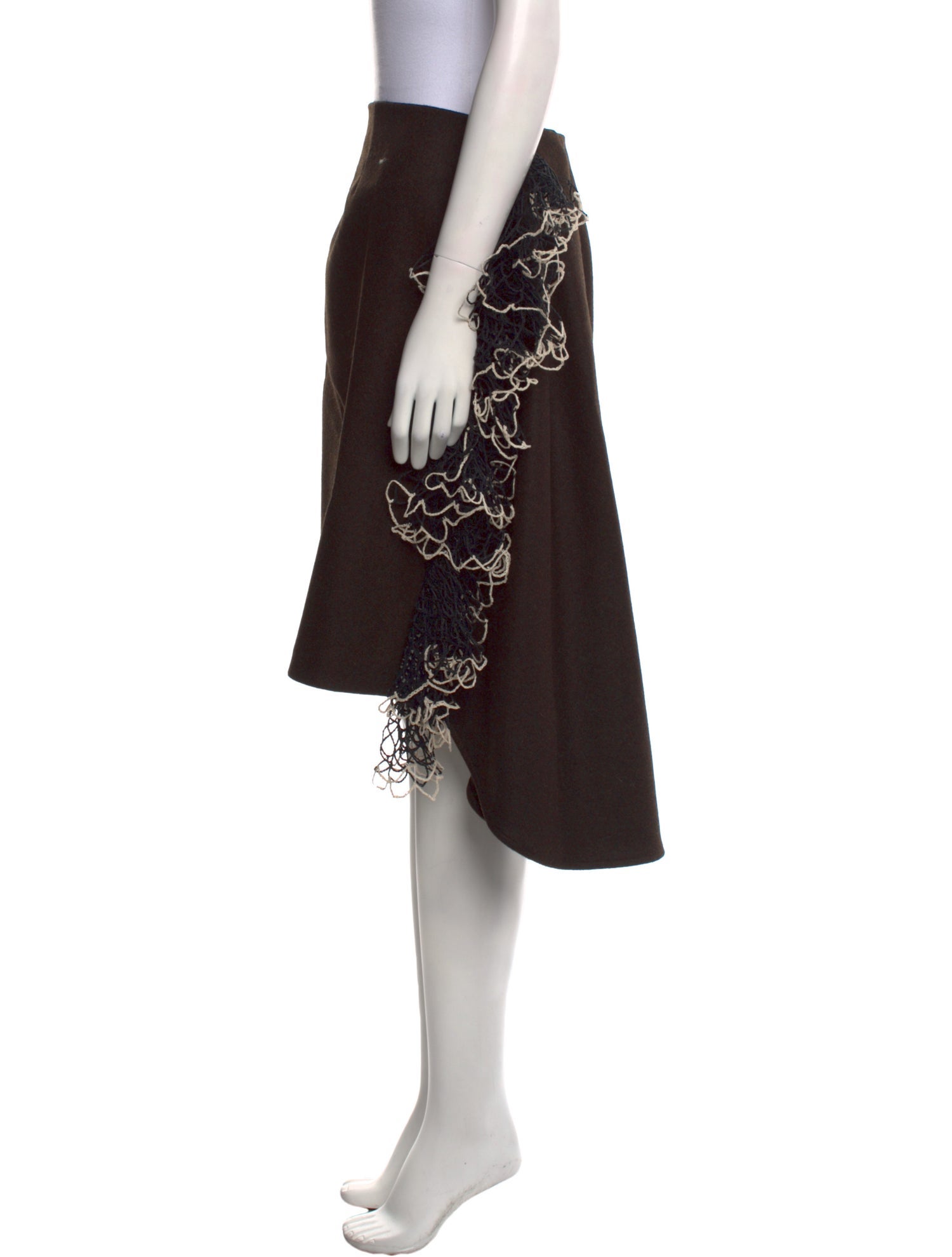 Diotima Wool Knee-Length Skirt w/ Tags