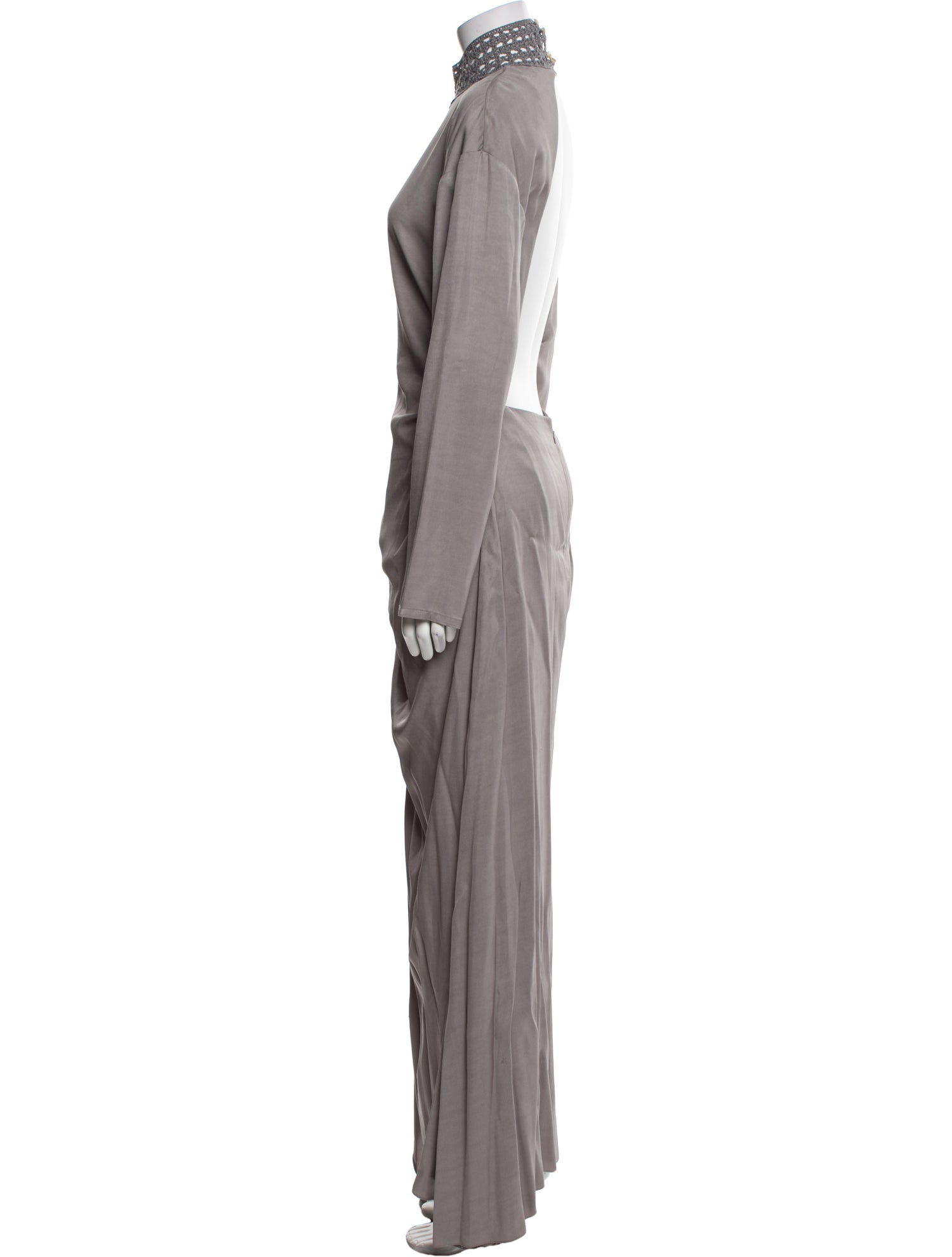 Diotima Mock Neck Long Dress w/ Tags