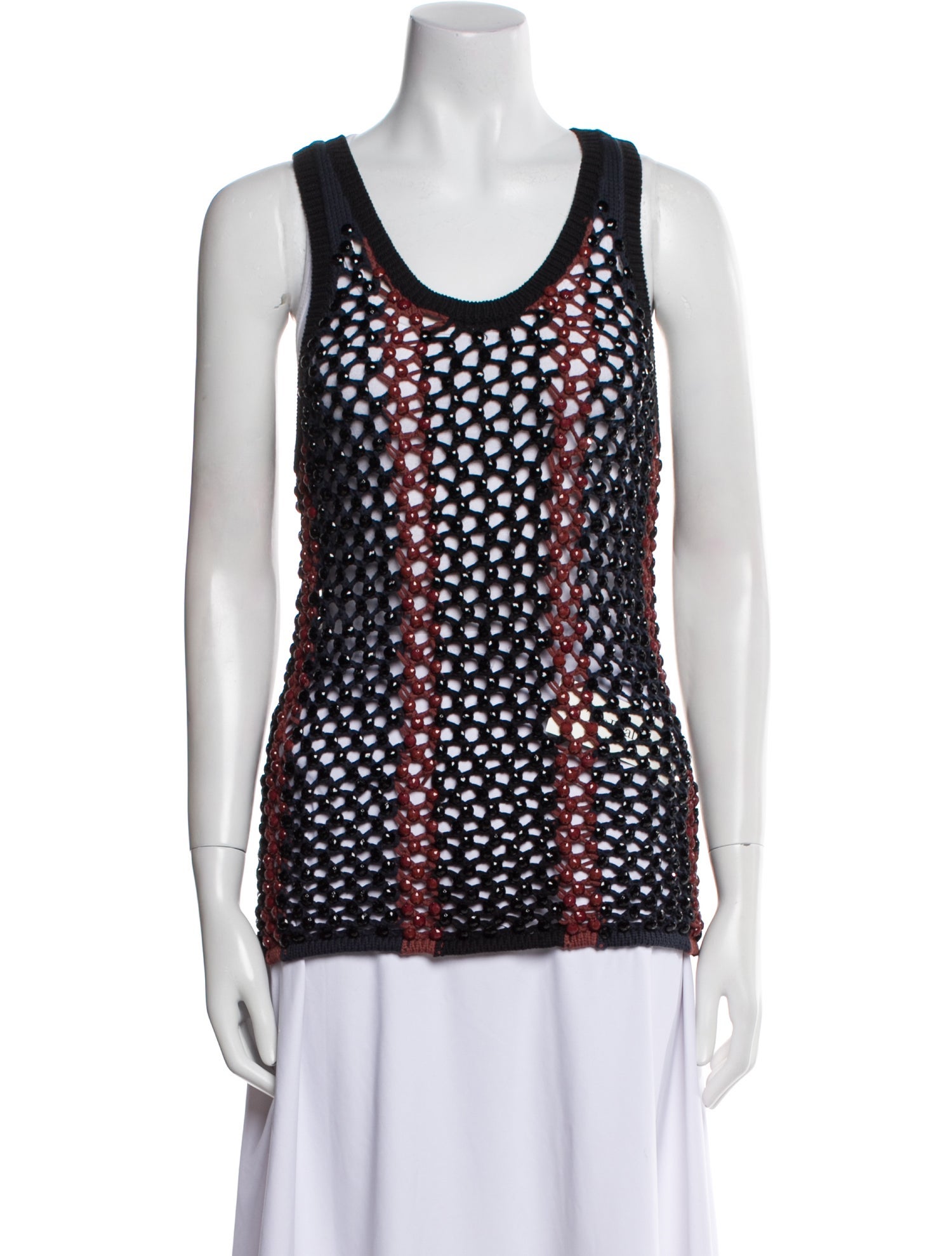 Diotima Crochet Printed Top w/ Tags