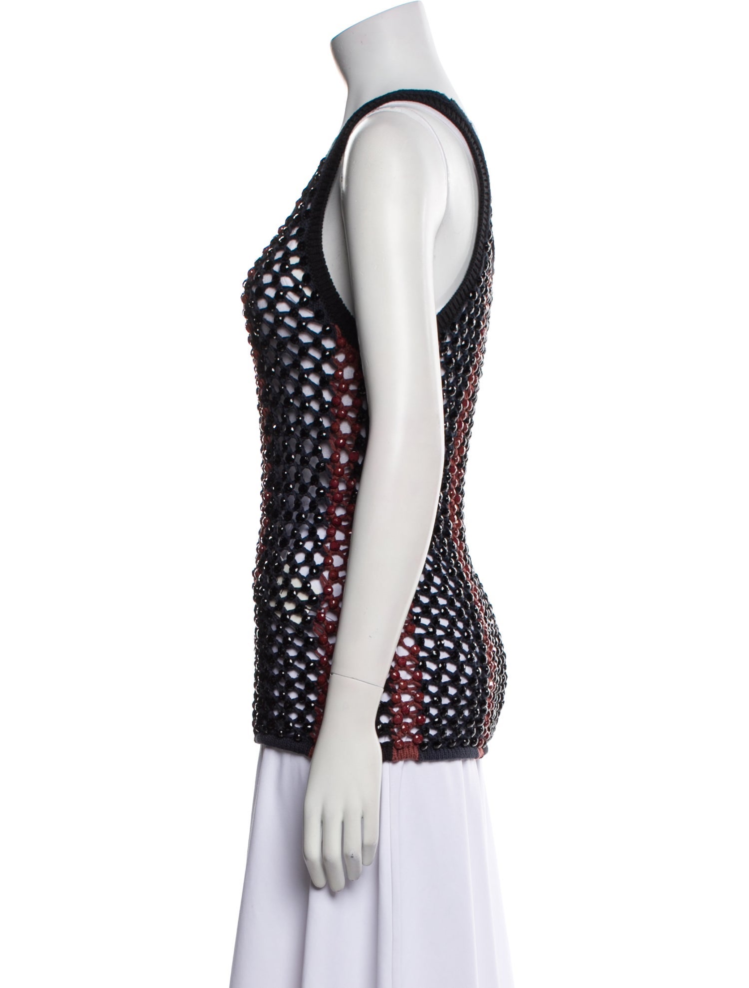 Diotima Crochet Printed Top w/ Tags