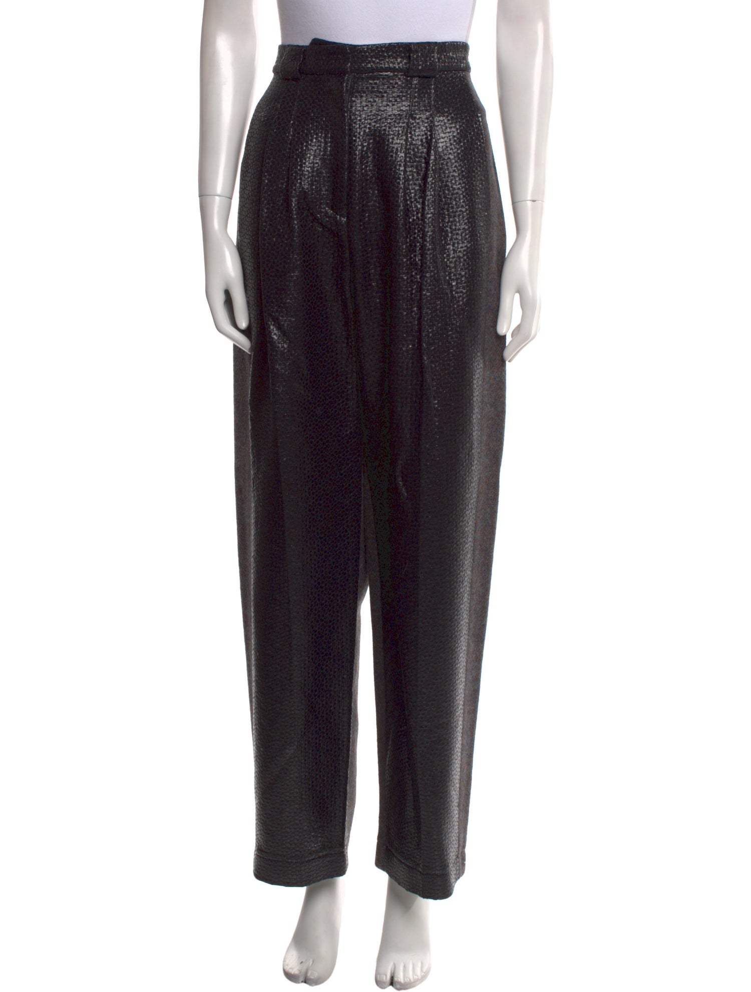 Harris Tweed Virgin Wool Wide Leg Pants w/ Tags