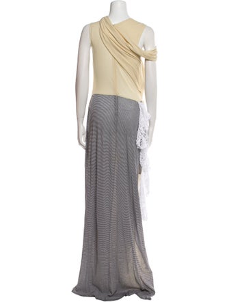 Diotima Cowl Neck Long Dress