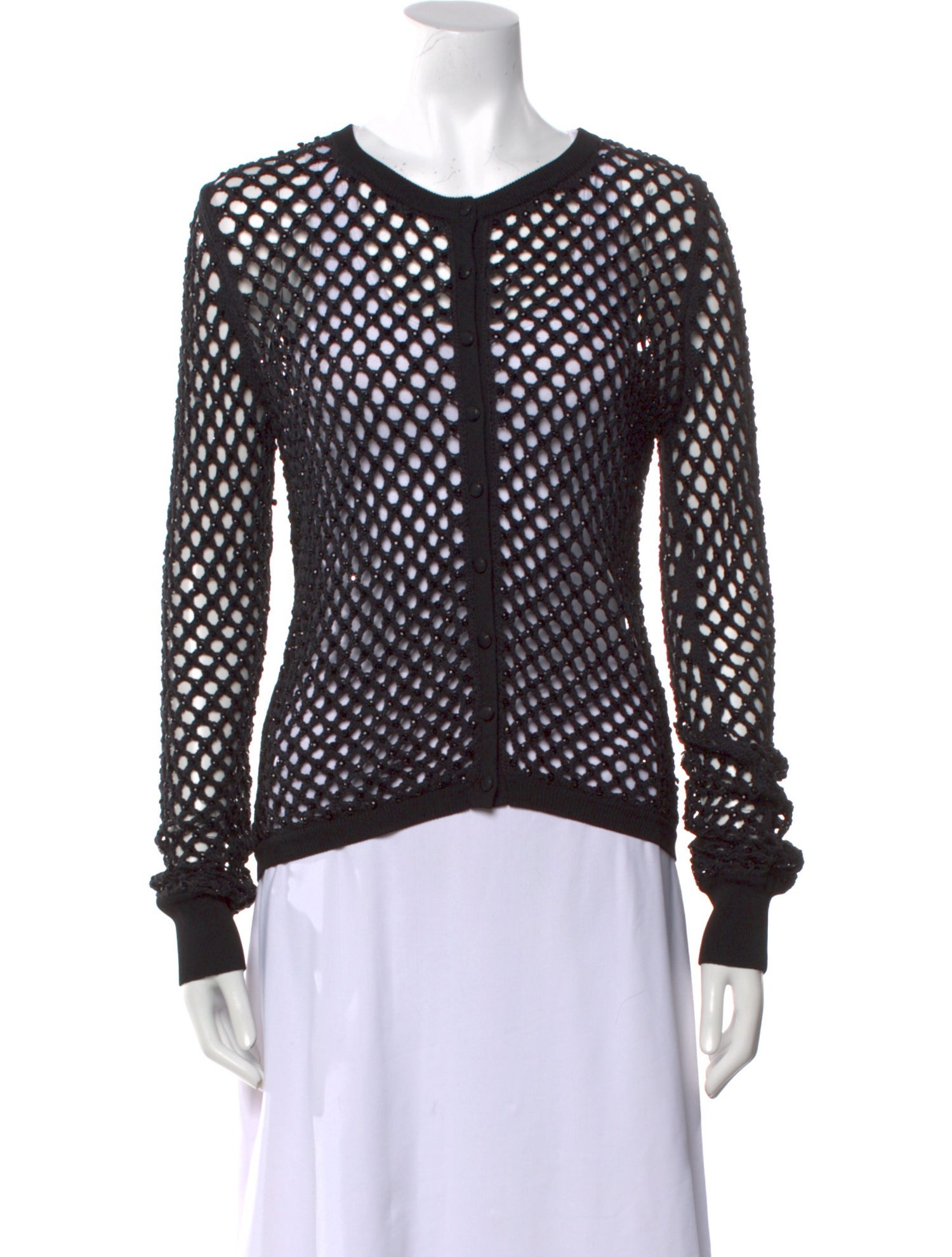 Diotima Patterned Crew Neck Sweater w/ Tags