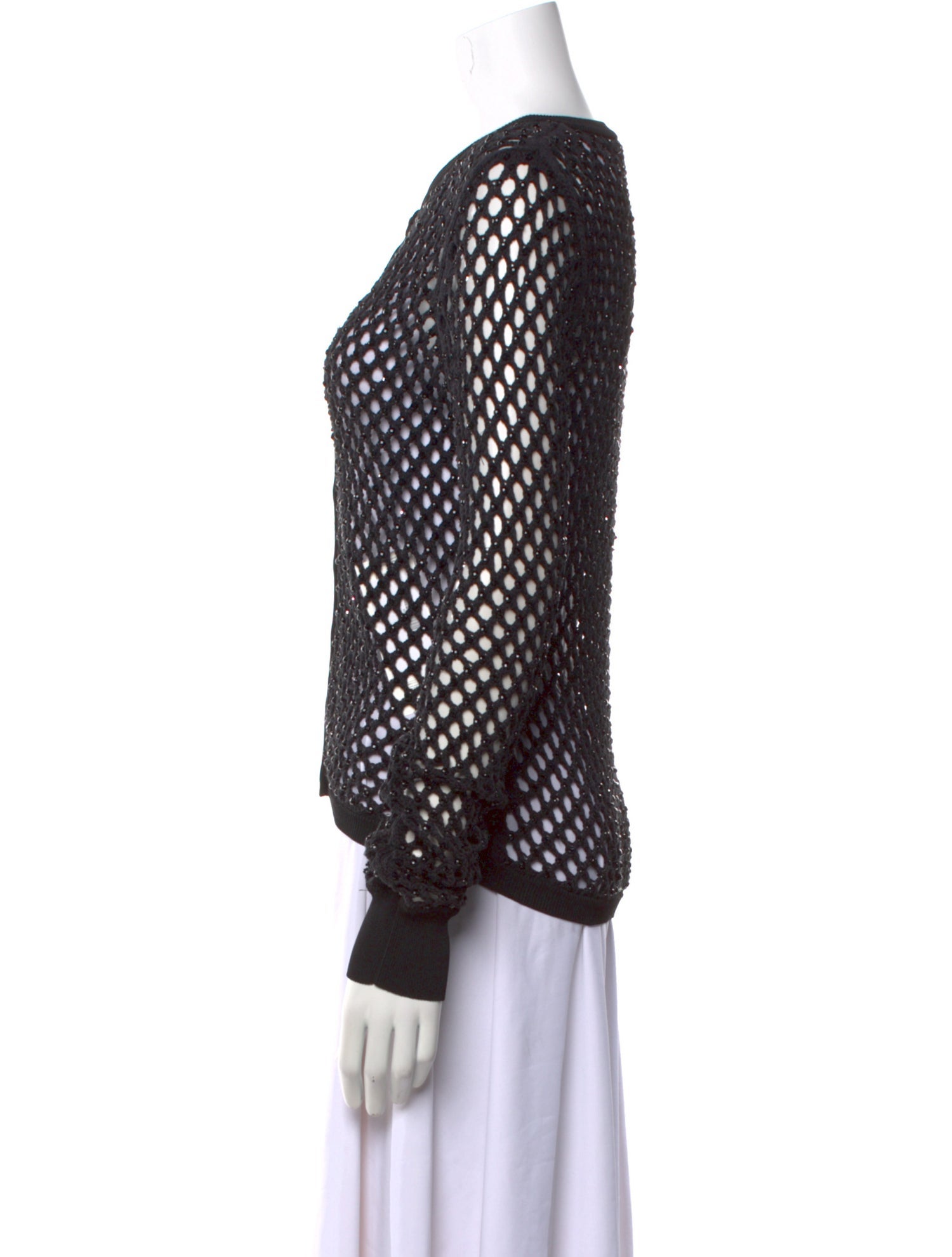 Diotima Patterned Crew Neck Sweater w/ Tags