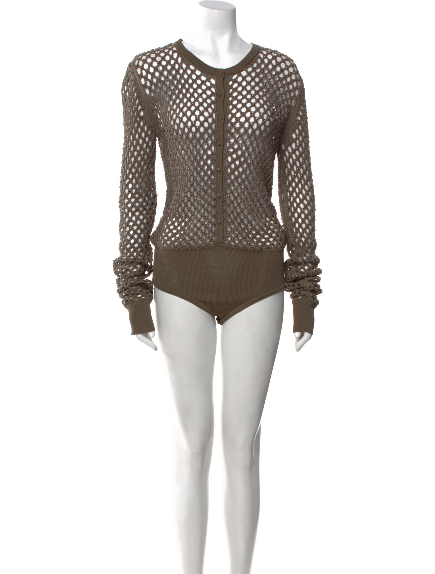 Diotima Crew Neck Long Sleeve Bodysuit