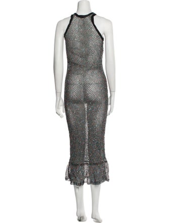 Diotima Scoop Neck Long Dress