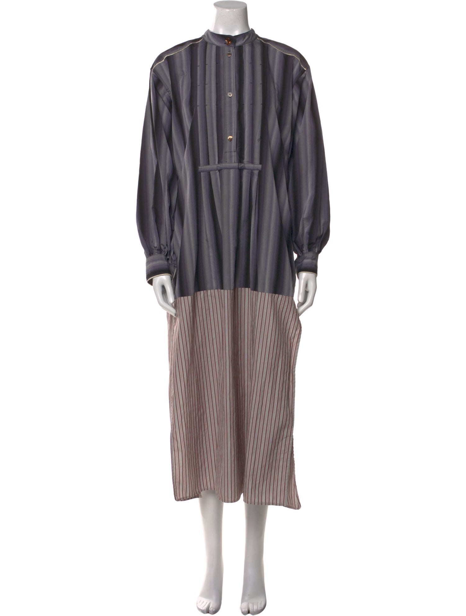 Diotima Striped Knee-Length Dress