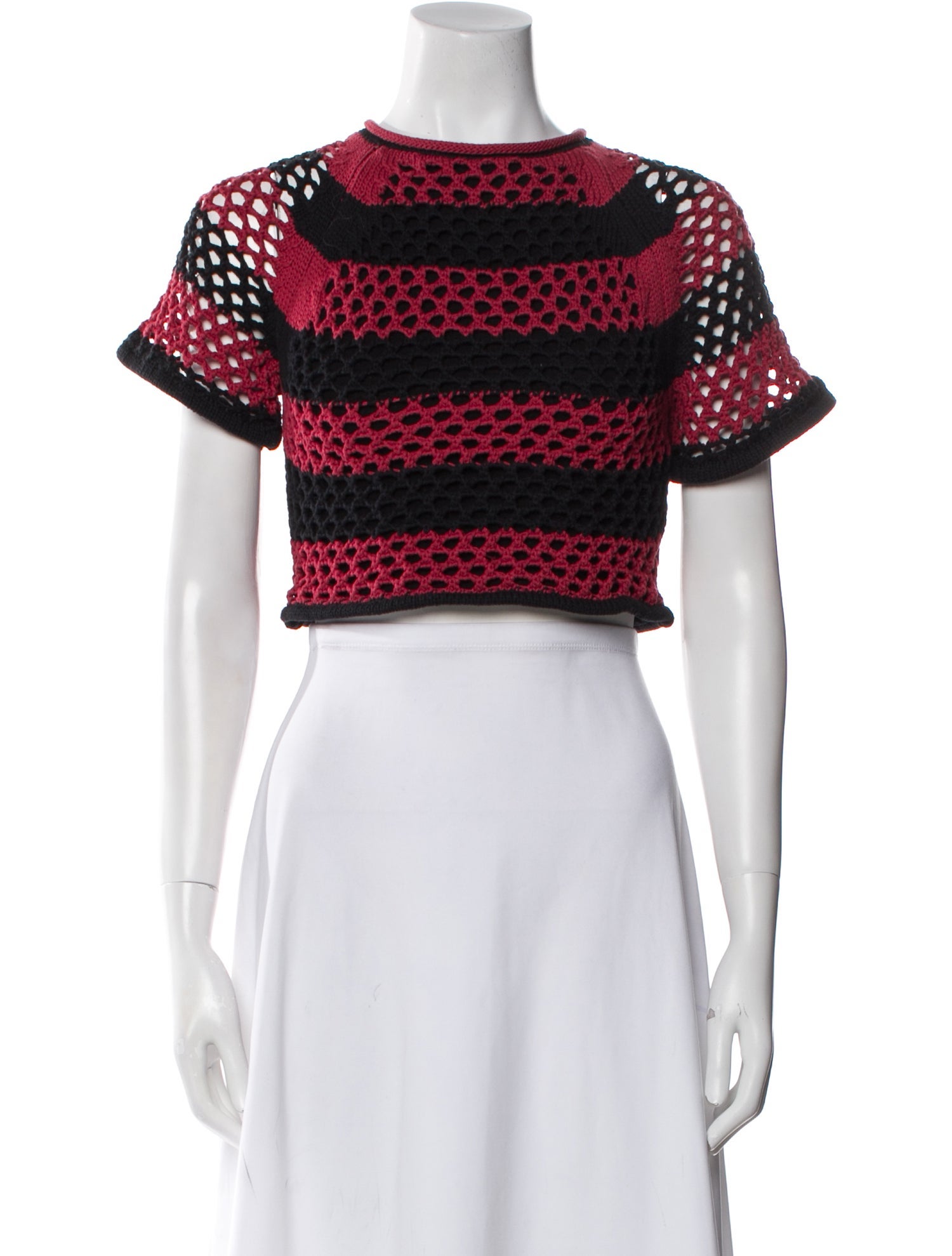 Diotima Striped Cowl Neck Sweater