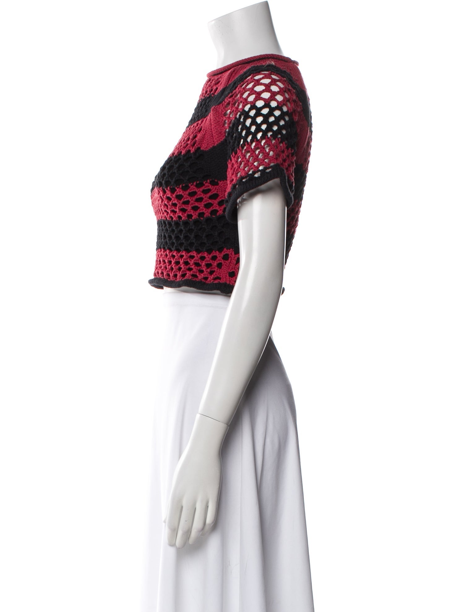 Diotima Striped Cowl Neck Sweater