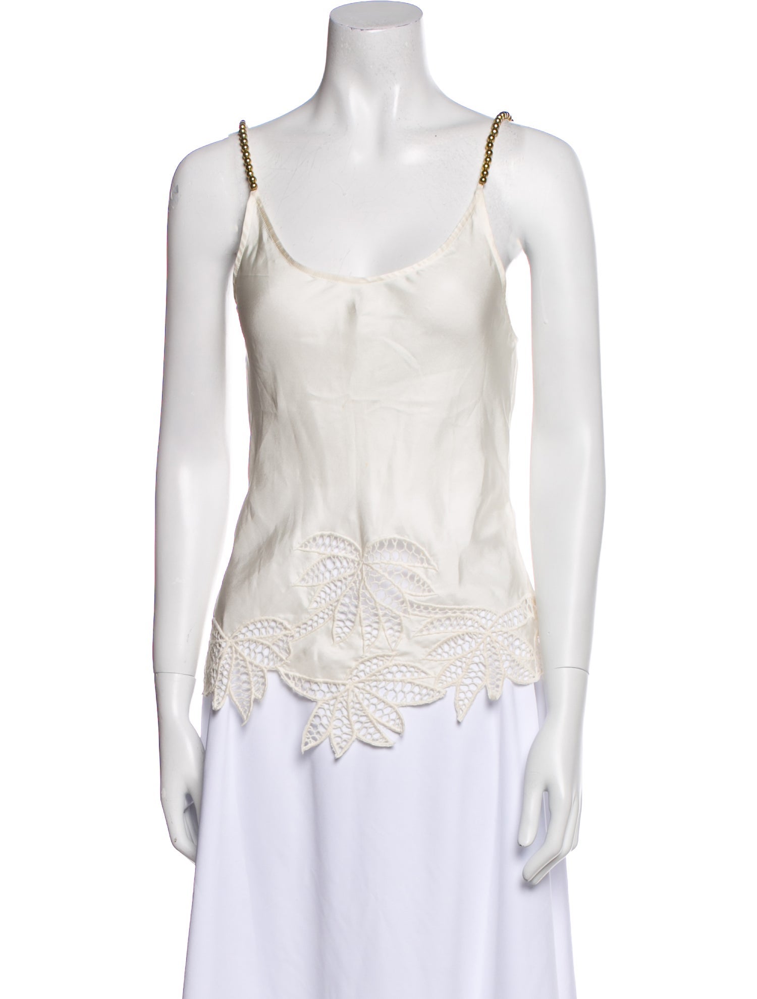 Diotima Silk Scoop Neck Top