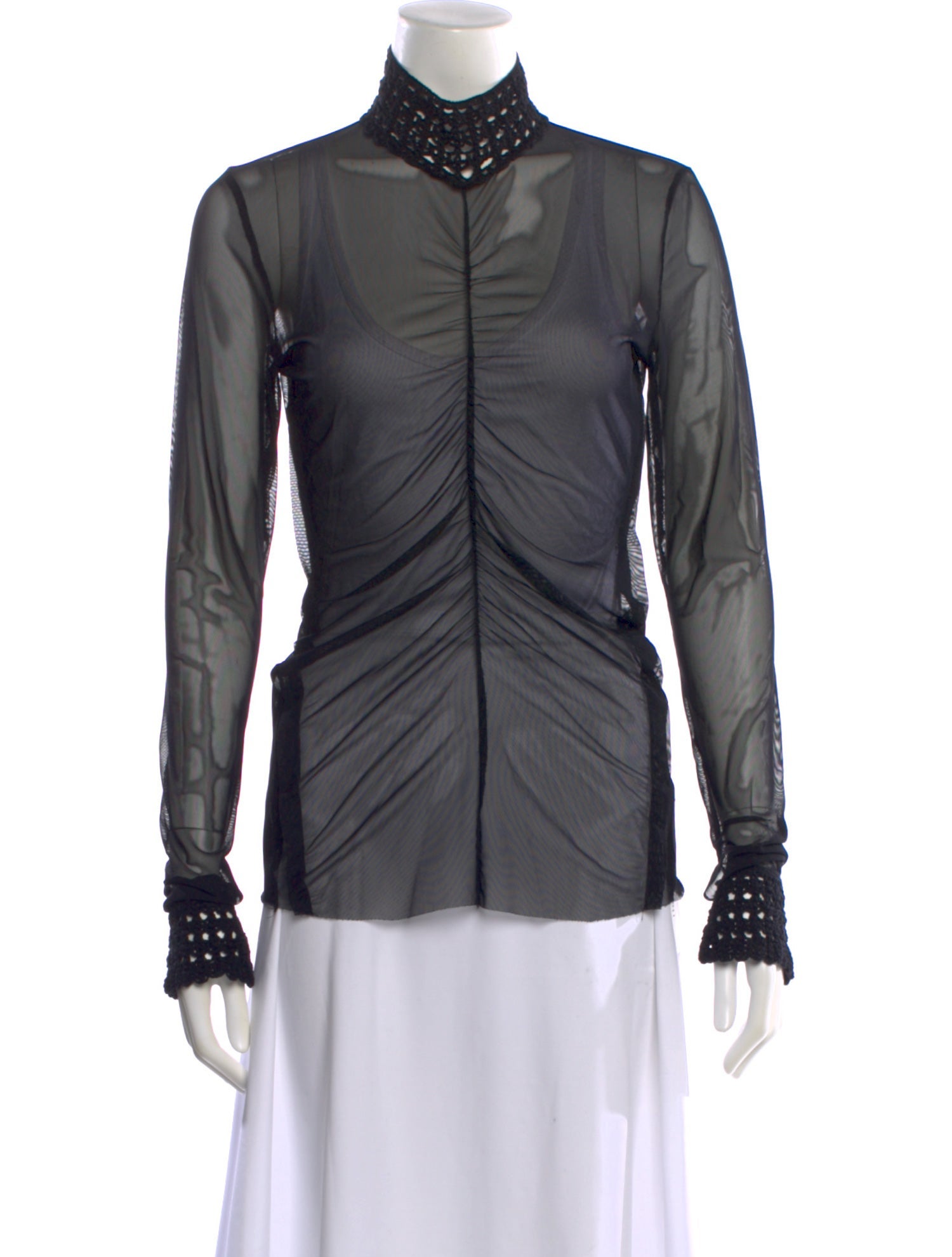 Diotima Nylon Turtleneck Blouse