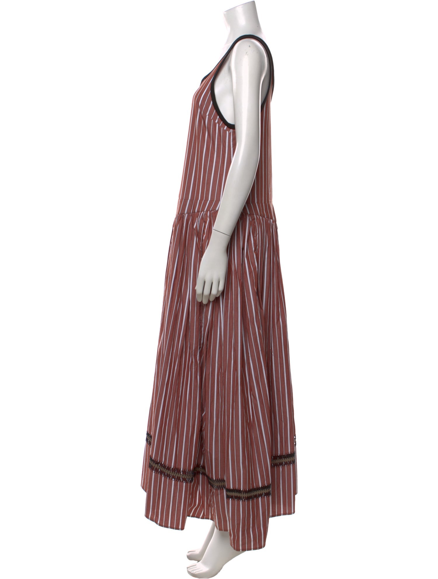 Diotima Striped Long Dress